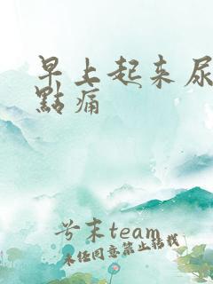 早上起来尿黄有点痛