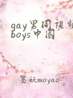 gay男同视频boys中国