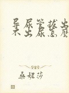 导尿管拔出后排不出尿怎么办