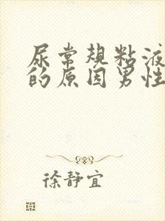 尿常规粘液丝高的原因男性