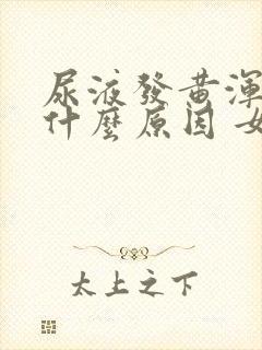 尿液发黄浑浊是什么原因 女性