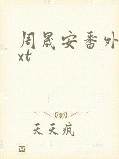 周晟安番外篇txt