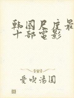 韩国尺度最大的十部电影