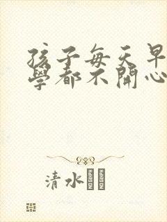 孩子每天早上上学都不开心怎么办