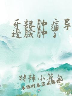 牙龈肿痛导致半边脸肿了