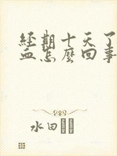 经期十天了还有血怎么回事