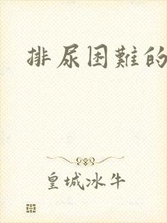 排尿困难的原因