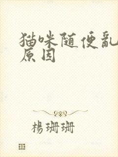 猫咪随便乱尿的原因