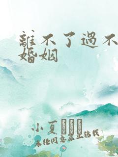 离不了过不好的婚姻