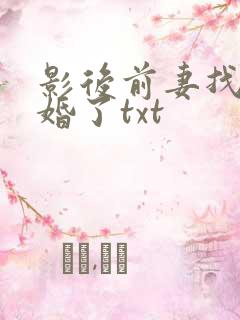影后前妻找我复婚了txt