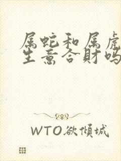 属蛇和属虎的做生意合财吗