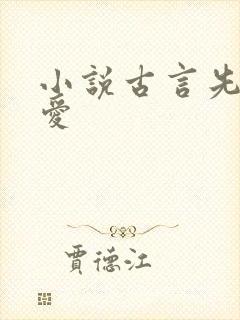 小说古言先婚后爱