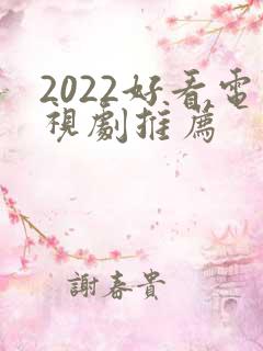 2022好看电视剧推荐
