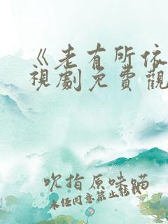 《老有所依》电视剧免费观看