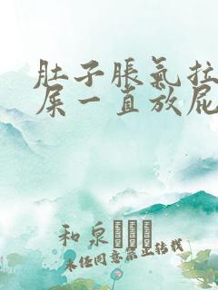 肚子胀气拉不出屎一直放屁