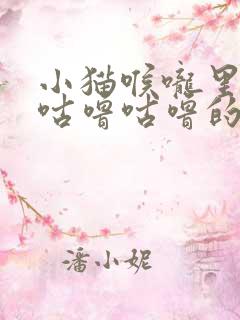 小猫喉咙里发出咕噜咕噜的声音