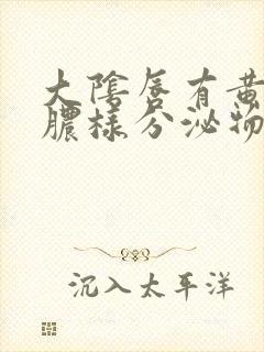 大阴唇有黄绿色脓样分泌物