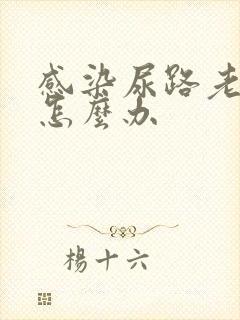 感染尿路老不好怎么办