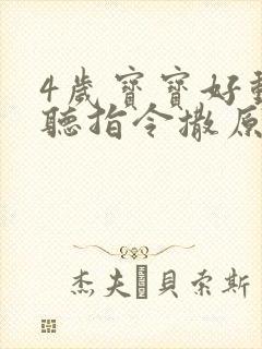 4岁宝宝好动不听指令撒原因