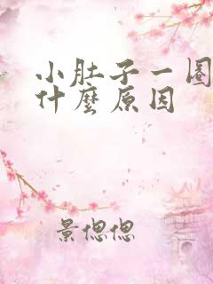 小肚子一圈赘肉什么原因