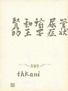 肾和输尿管结石的主要症状是