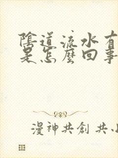 阴道流水有异味是怎么回事