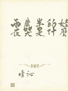 两岁半的娃娃半夜哭是什么原因