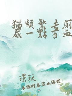 猫频繁去厕所只尿一点有血