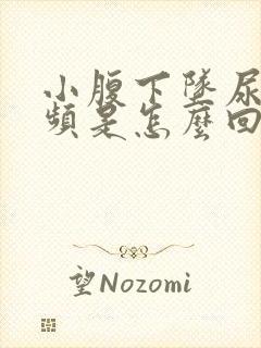 小腹下坠尿急尿频是怎么回事