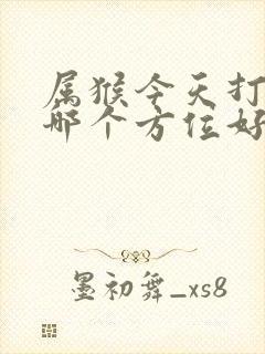 属猴今天打牌坐哪个方位好