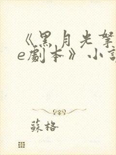 《黑月光拿稳be剧本》小说
