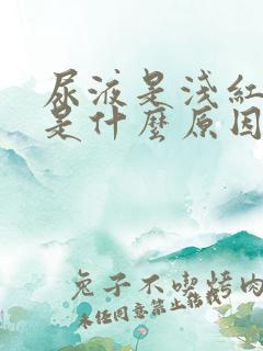 尿液是浅红色的是什么原因造成的