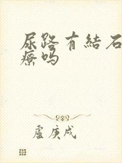 尿路有结石能治疗吗