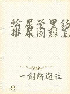 输尿管里的结石排尿困难怎么办