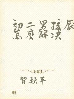 初二男孩厌学了怎么解决