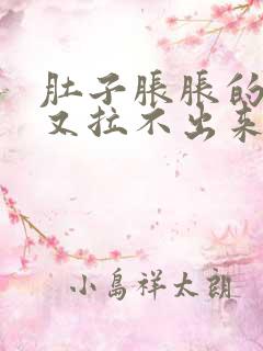 肚子胀胀的拉屎又拉不出来怎么办是什么问题