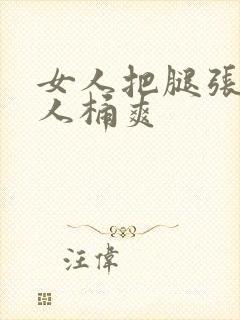 女人把腿张开男人桶爽