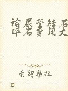 输尿管结石体外碎石费用大概多少钱