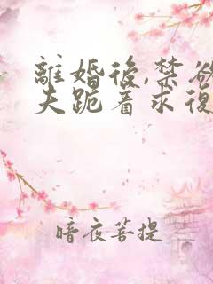 离婚后,禁欲前夫跪着求复合简凝小说