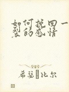 如何挽回一段破裂的感情