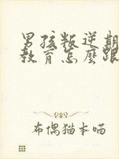 男孩叛逆期怎么教育怎么跟他沟通