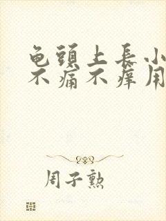 龟头上长小红点不痛不痒用什么药