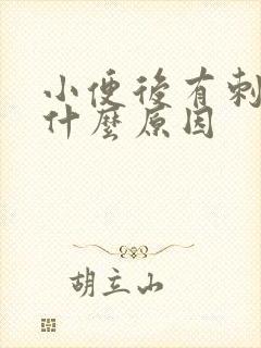 小便后有刺痛感什么原因