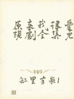 原来我很爱你电视剧全集免费观看