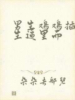 男生鸡鸡插进女生逼里面