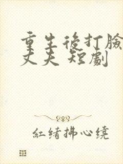 重生后打脸虚伪丈夫 短剧