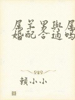 属羊男与属羊女婚配合适吗