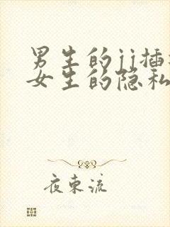 男生的jj插进女生的隐私部位视频