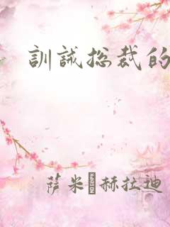 训诫总裁的小说