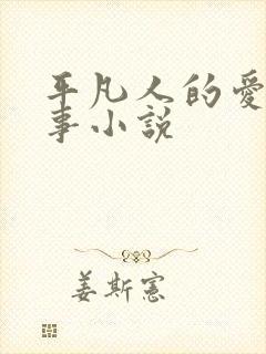 平凡人的爱情故事小说